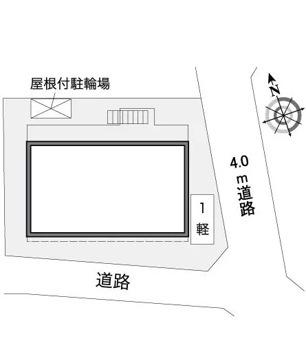 ★手数料０円★池田市石橋４丁目　月極駐車場（LP）